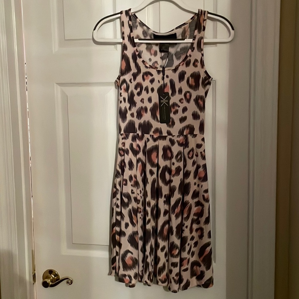 Kardashian Kollection Women’s  Cheetah Print Dress (xs)
